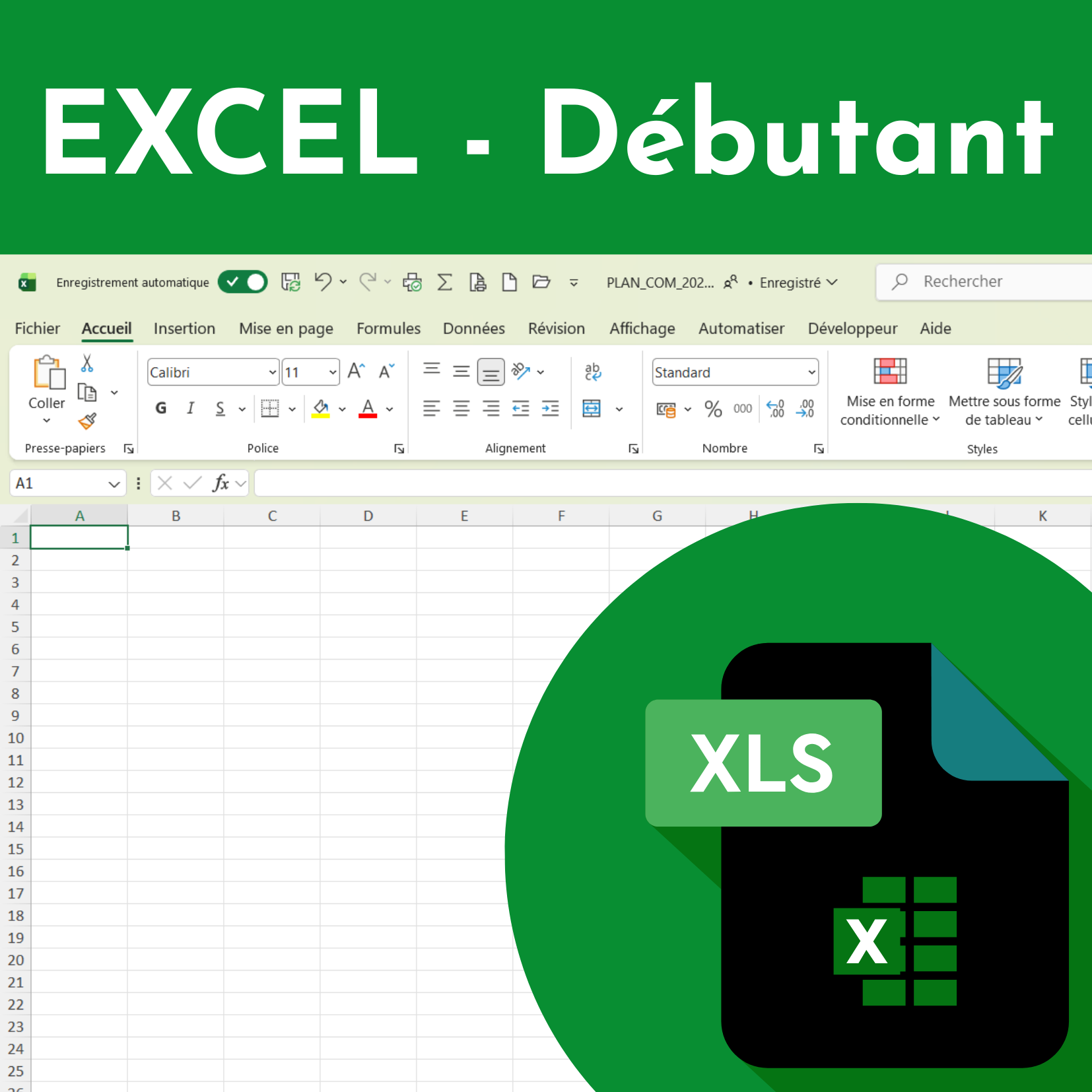 Formation Excel - Débutant