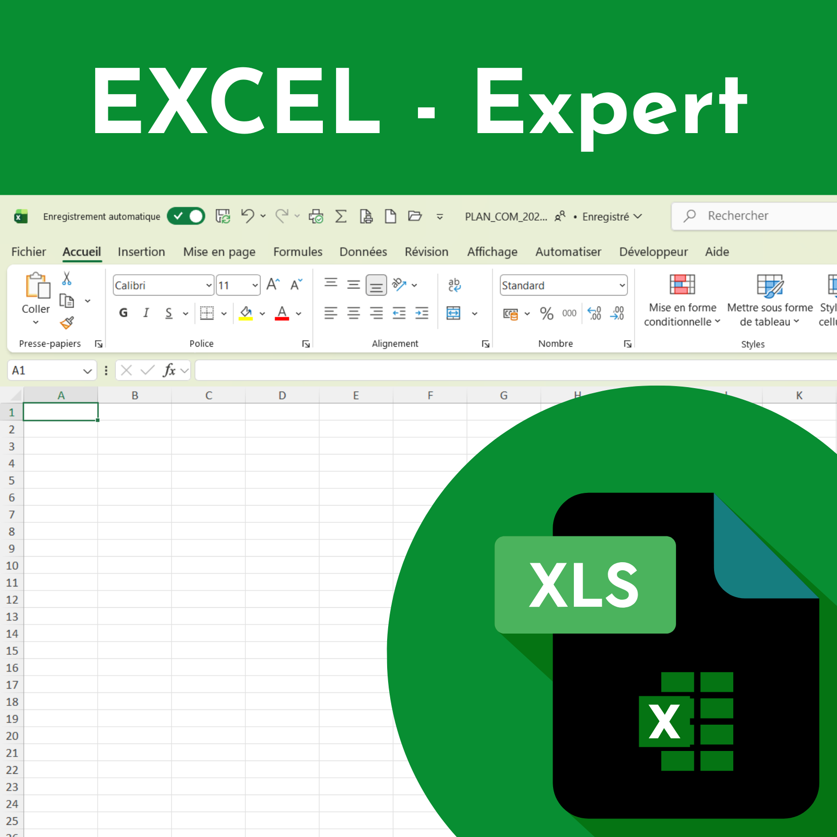 Formation Excel - Débutant