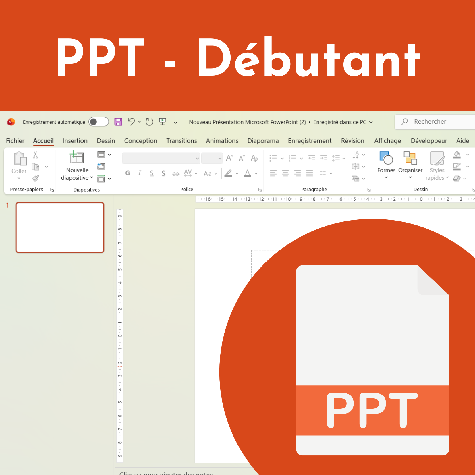 Formation PowerPoint - Débutant