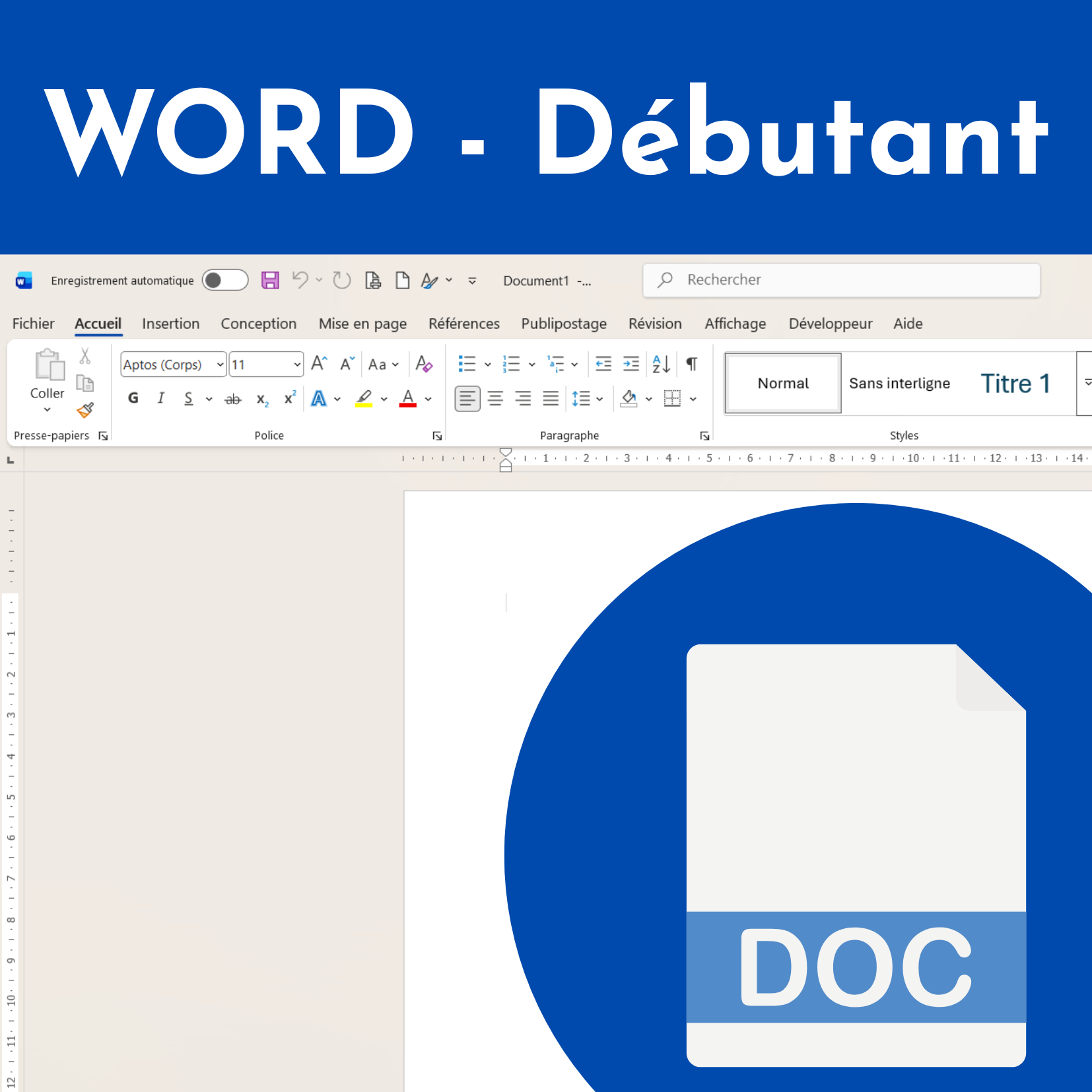 Formation Word - Débutant